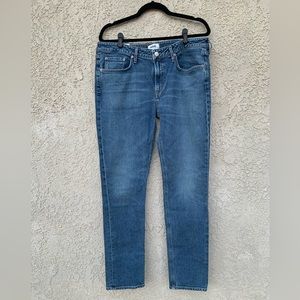 NWT Agolde Devon Low Rise Stovepipe Blue Denim Jeans